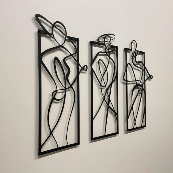Women Lines details - Metal Wall Art